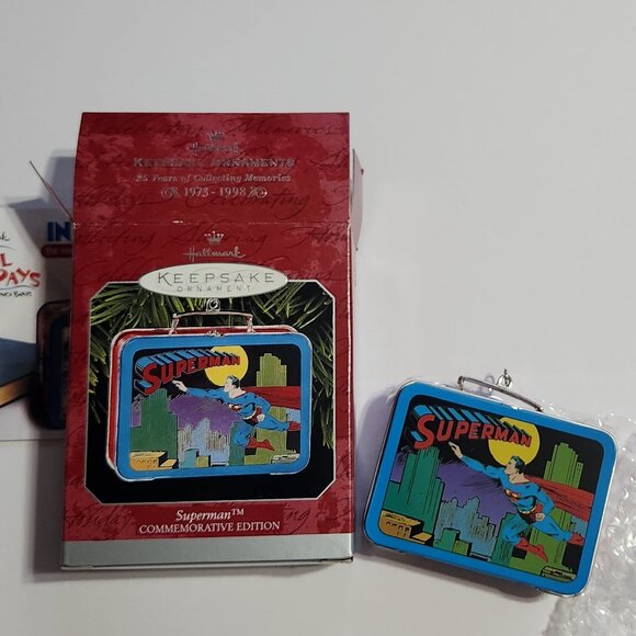 NIB - Vintage Hallmark Superman Tin Lunchbox Commemorative Edition - 1998 - Picture 5 of 14